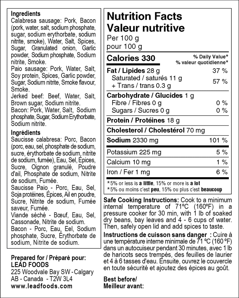 Feijoada Kit Lead Foods